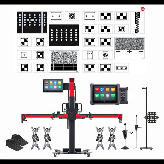 Autel MaxiSYS ADAS IA900WA with LDW Targets and MSULTRAADAS Tablet : MaxiSYS ADAS IA900WA ALNGMT and ADAS Frame w LDW TRGTS and ULTRAADAS Tablet