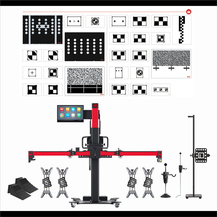 Autel MaxiSYS ADAS IA900WA with LDW Targets : MaxiSYS ADAS IA900WA Alignment and ADAS Calibration Frame with LDW Targets