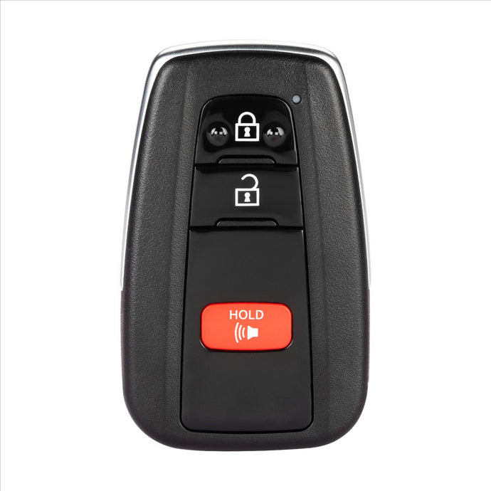 Autel MaxiIM IKEY IKEYTY8A3P : Toyota-styled 8A-chipped IKEY featuring three buttons; Lock; Unlock; and Panic.