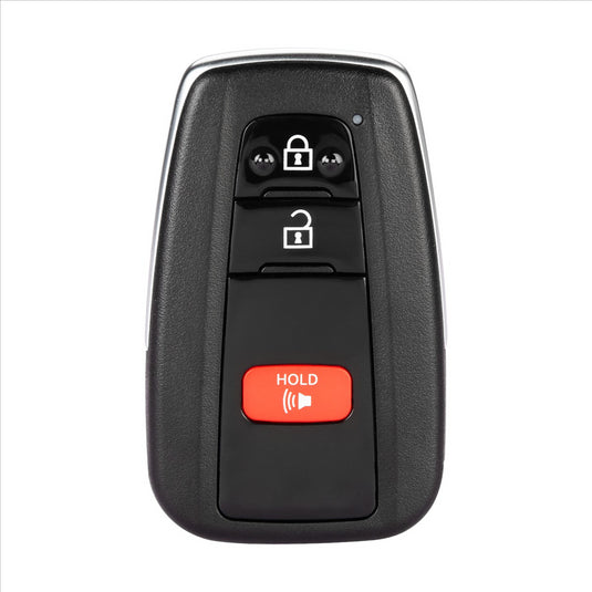 Autel MaxiIM IKEY IKEYTY8A3P : Toyota-styled 8A-chipped IKEY featuring three buttons; Lock; Unlock; and Panic.