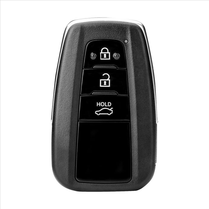 Autel MaxiIM IKEY IKEYTY8A3T : Toyota-styled 8A-chipped IKEY featuring three buttons; Lock; Unlock; and Trunk.