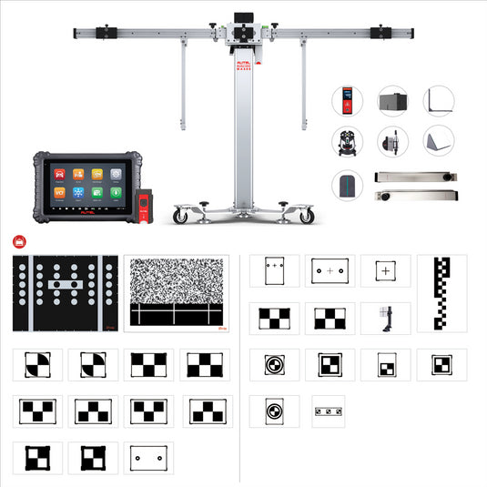 Autel MA600CORE2 Package : MA600CORE2 ADAS LDW Calibration System with MS906PRO ADAS Tablet Package