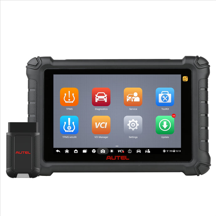 Autel MaxiTPMS TS900 : Eight-inch tablet with complete TPMS; all-systems diagnostics; and services