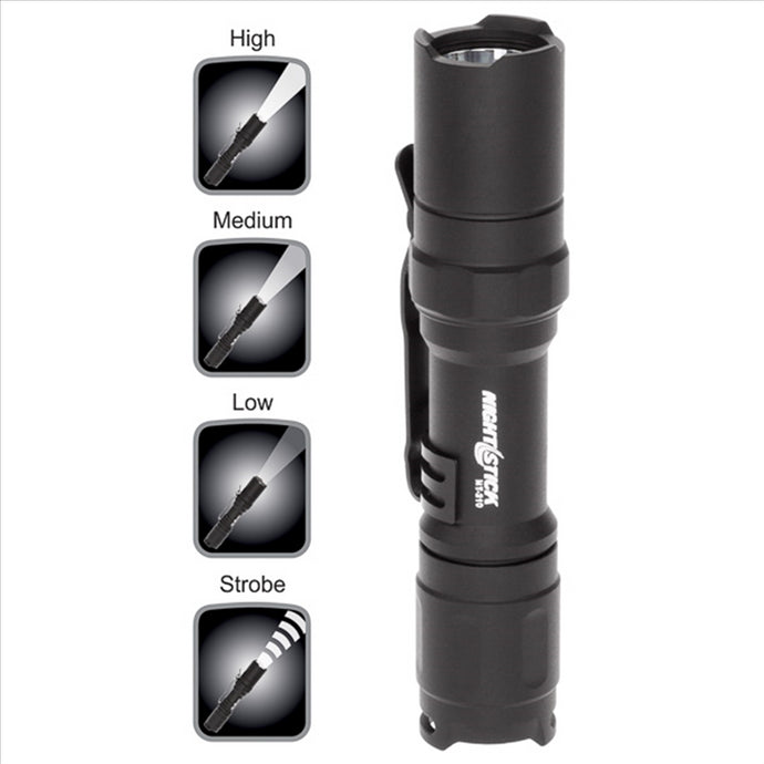 Bayco Mini-TAC Pro Flashlight - Black - 1 AA Battery
