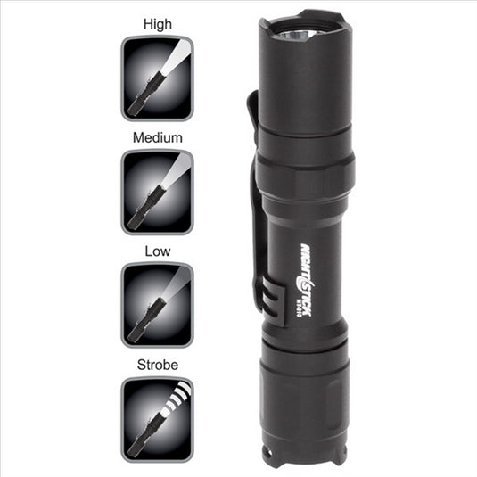 Bayco Mini-TAC Pro Flashlight - Black - 1 AA Battery