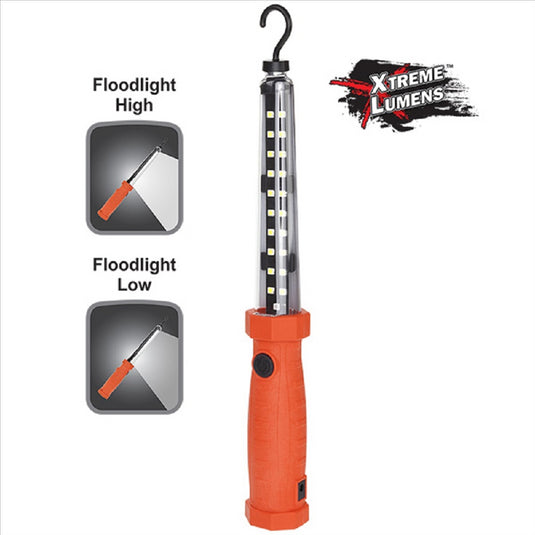 Bayco 600/225 Lumens Recharge Work Light - Red