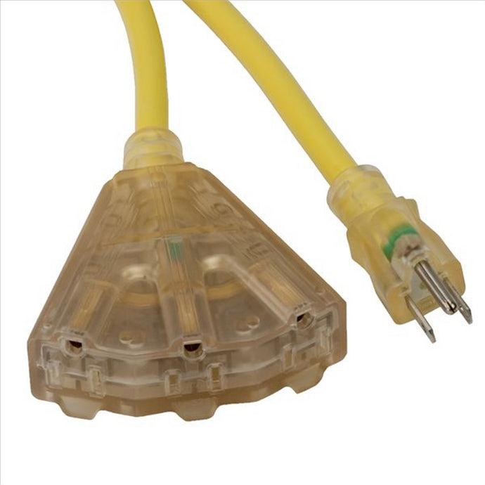 Bayco 100' Triple-Tap 12/3 Pro Ext Cord