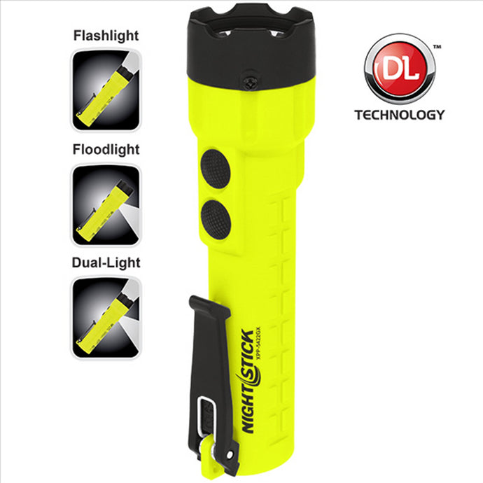 Bayco Dual-Light Flashlight - Green