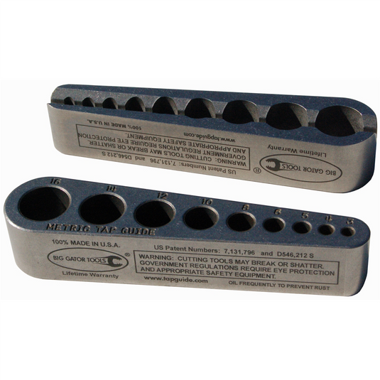 V-Tap Guide; Metric sizes 1.6mm to 16mm