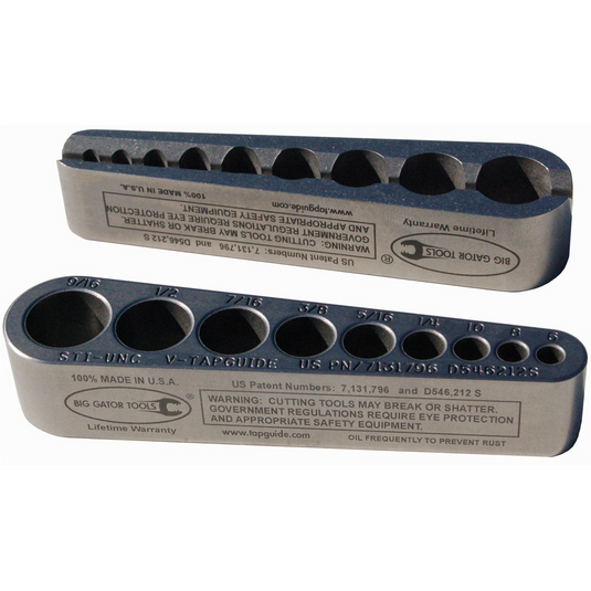 V-Tap Guide / STI; Standard UNF size; 6-32 to 9/16