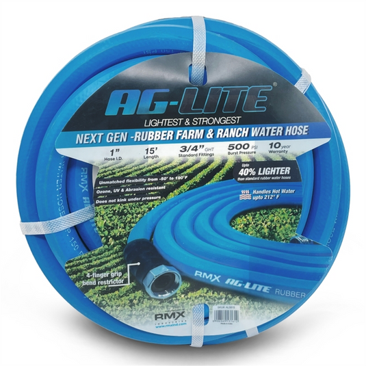 BluBird AG-Lite Rubber Water Hose Assembly 1"" x 15'