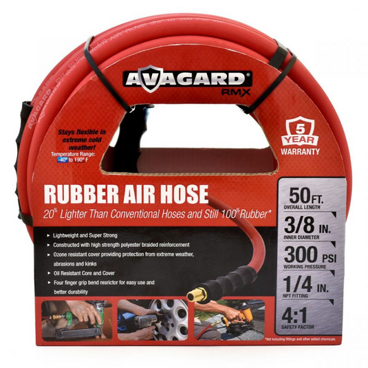 BluBird Avagard Rubber Air Hose Assembly 3/8"" x 35'