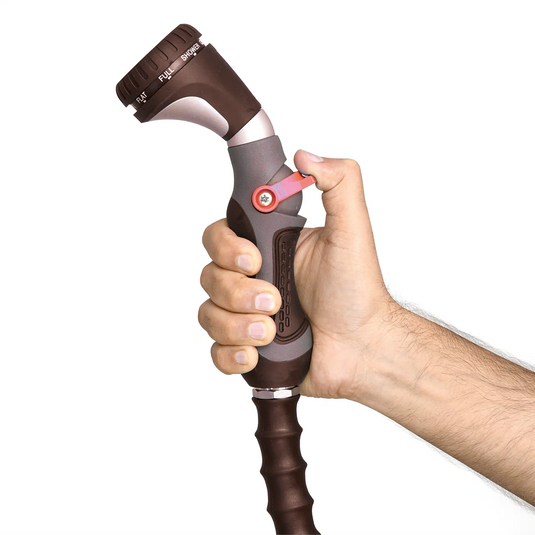 BluBird Avagard 8 Mode Garden Hose Spray Gun with Adjustable Patterns; ErgoFlow Saves Water