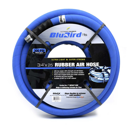 BluBird BluBird Rubber Air Hose 3/4 in. x 25 ft.