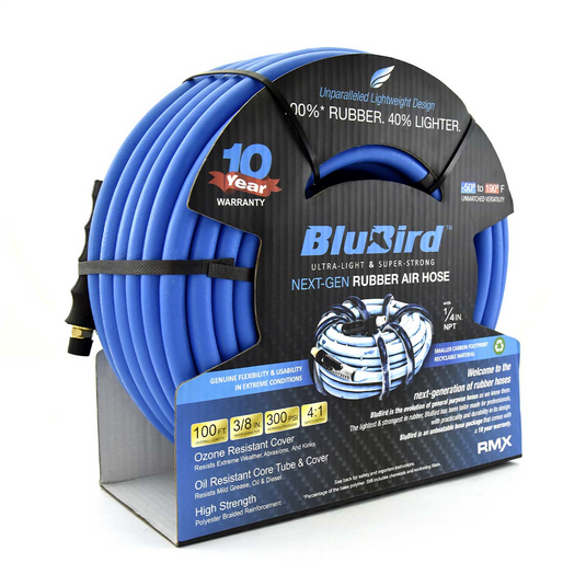 BluBird BluBird Air Hose 3/8 in. x 100 ft.; 1/4 in. MNPT