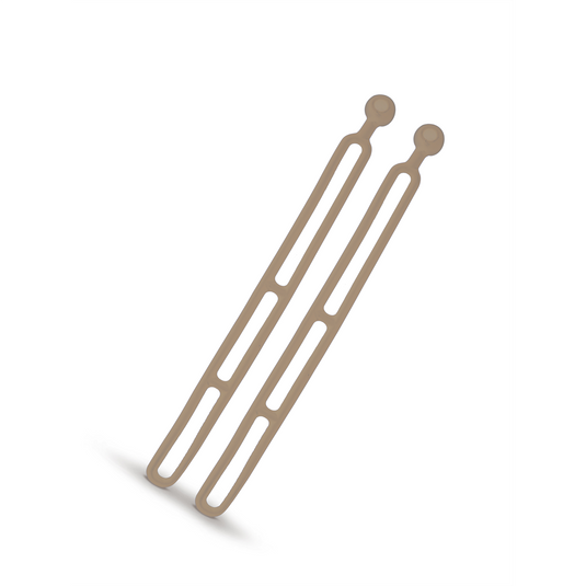 Blubird Rapid Tie Beige Color 2 Pack
