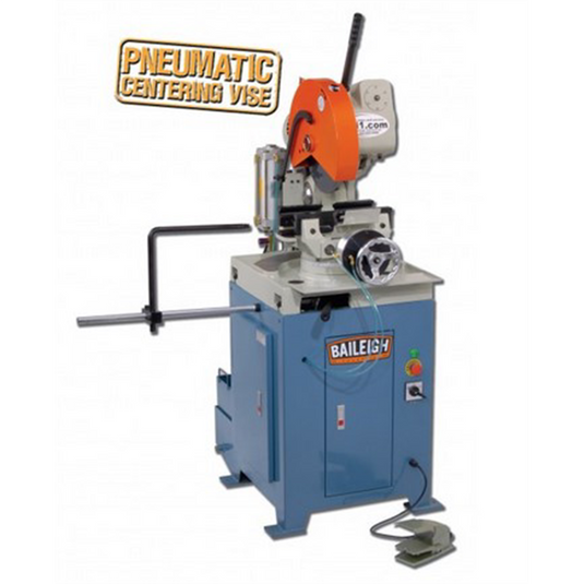 Baileigh 220V 60HZ 3PH 4HP SEMI-AUTO COLD SAW 14
