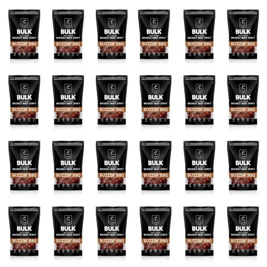 BULK Jerky  Buzzin BBQ Brisket Beef Jerky 2.25 oz - 24 pack