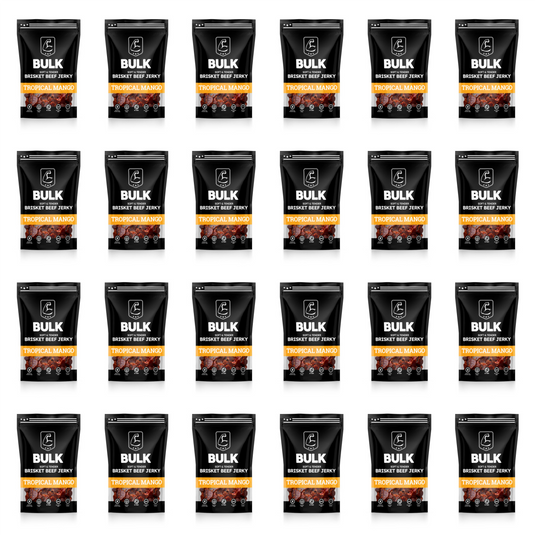 BULK Jerky Tropical Mango Brisket Beef Jerky 2.25 oz - 24 pack