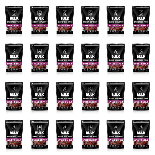 BULK Jerky Sweet & Spicy Brisket Beef Jerky 2.25 oz - 24 pack
