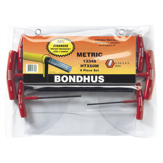 Bondhus Corp. 6pc Set Graduated T-Hnds 2-6M