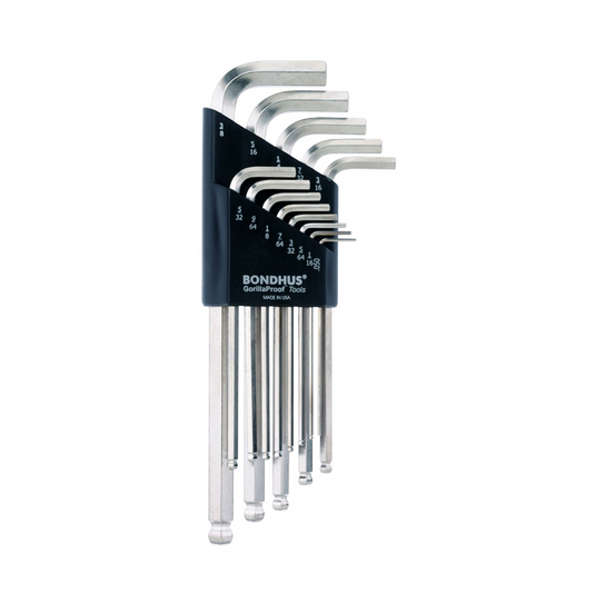 Bondhus Corp. SET13 BRTGRD BALL END L-WR INCH (BLK/SILVER)