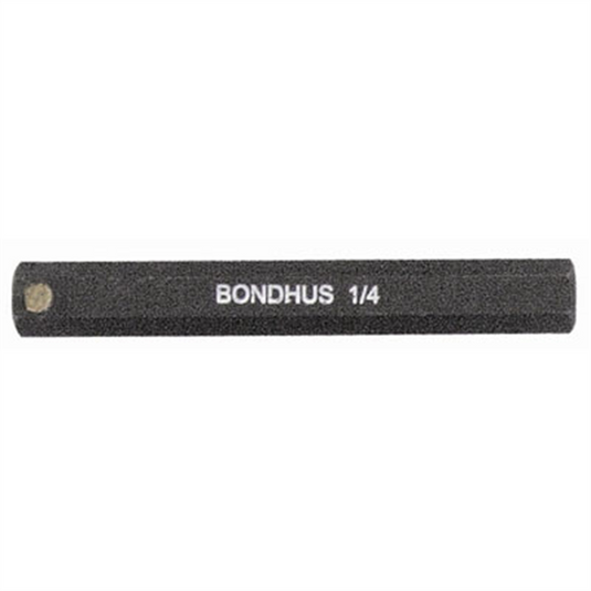 Bondhus Corp. Hex Bit 1/4""; 2"" Length