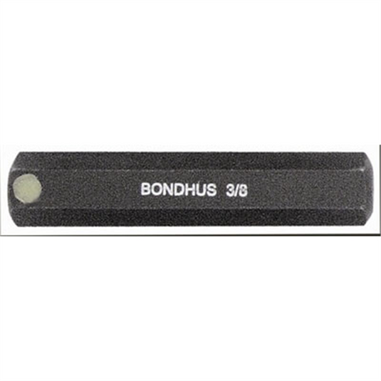 Bondhus Corp. Hex Bit 3/8""; 2"" Length