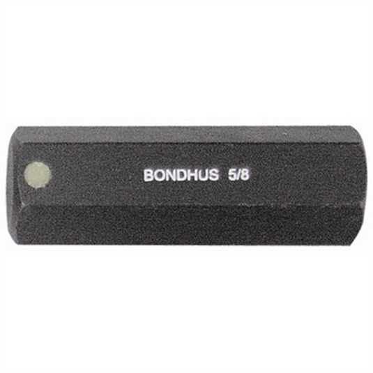 Bondhus Corp. Hex Bit 5/8""; 2"" Length