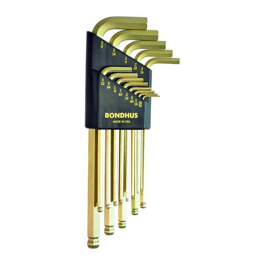 Bondhus Corp. BALLEND L-WRENCH INCH SET 13 SIZES .050 THRU 3/8