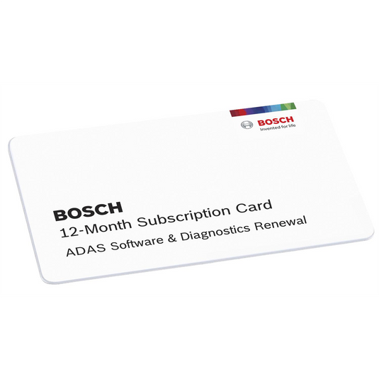 Bosch ADS 625/625X ADAS Diagnostic Scan 12-Month Diagnostics + Static ADAS Subscription