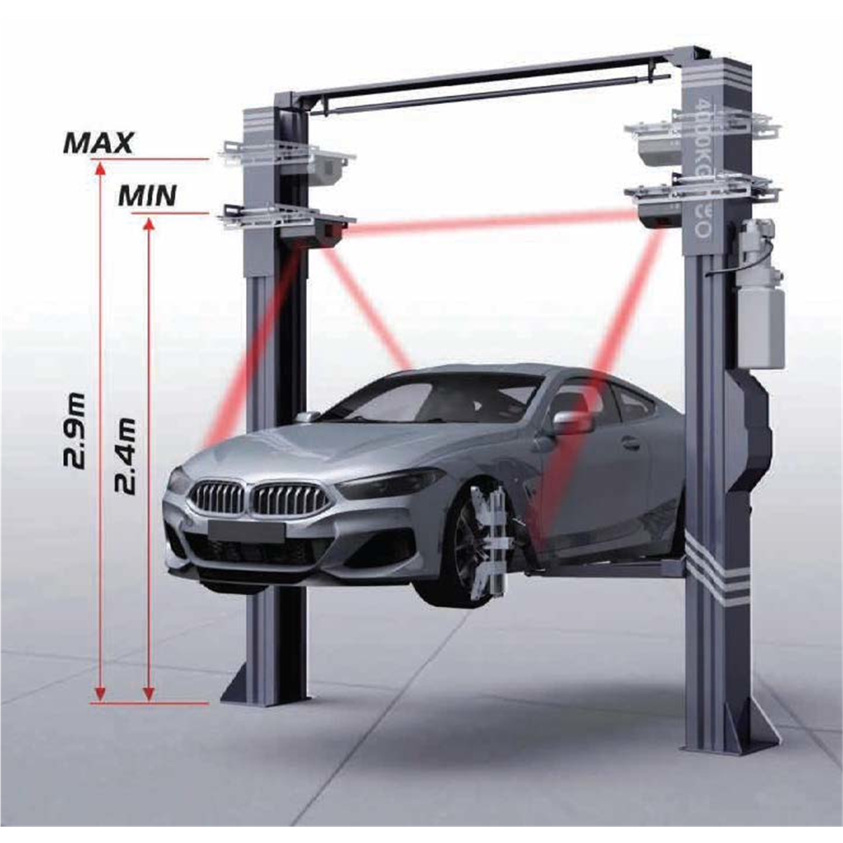 Cando International Inc. SWA-5D 2 Post Lift Alignment System with Scan ...