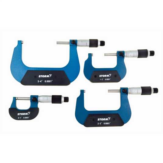 Central Tools 4PC Outside Micrometer Set