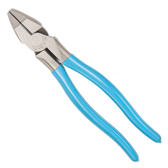 Channellock PLIER LINEMANS ROUND NOSE HIGH LEVERAGE 9