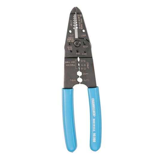 Channellock WIRE STRIPPER / CUTTER / CRIMPER 8-1/2