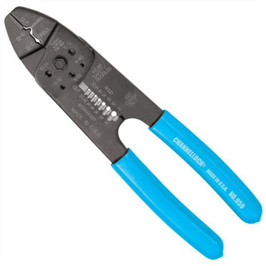 Channellock CRIMPER/WIRE STRIPPER 8.5