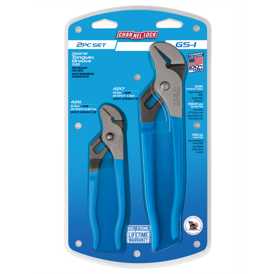 Channellock PLIER SET 2-PC TONGUE GROOVE 42