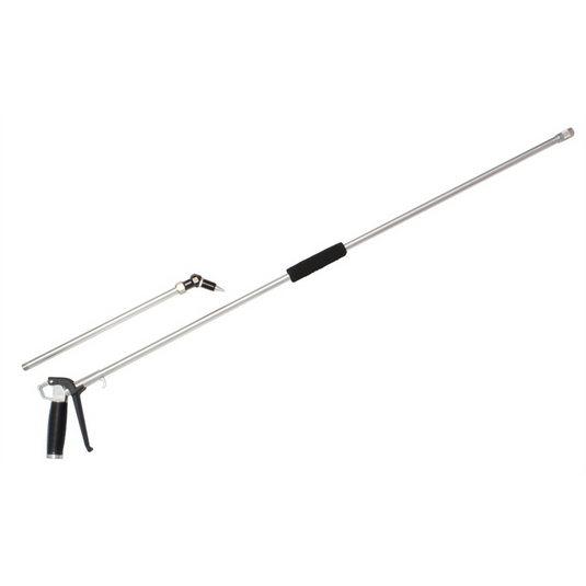 Coil Hose Typhoon Blow Gun with 48"" Angle Tip Extension; 1/4"" NPT