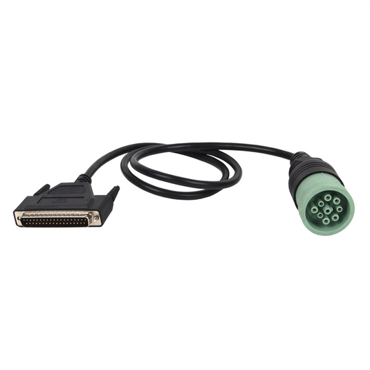 COJALI USA DEUTSCH J1939 TYPE 2 GREEN DIAGNOSIS CABLE 9-PIN