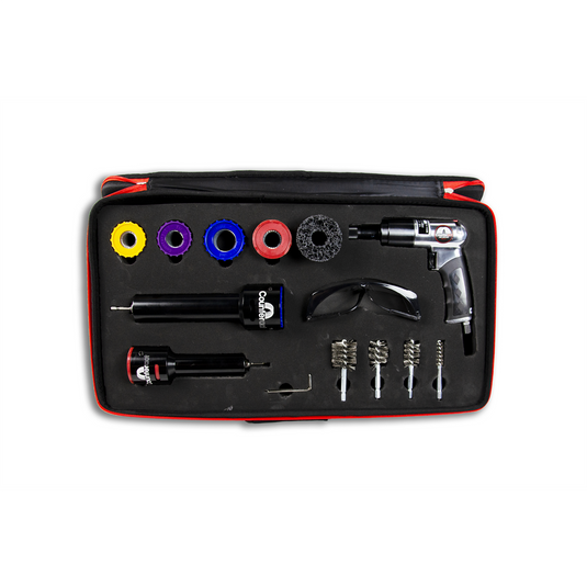 STK-2228AD Counteract Commercial Wheel Cleaning Kit with Low Speed Air Driver