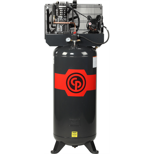 Chicago Pneumatic 5 HP Single Phase 60 Gal Vertical Tank