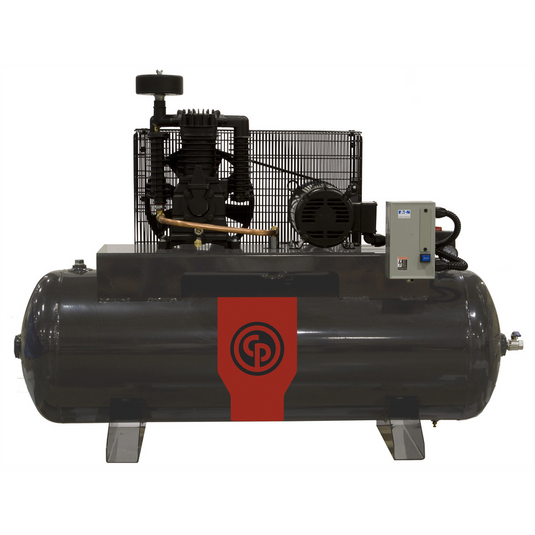 Chicago Pneumatic 7.5 HP Single Phase 80 Gal Horizontal Tank