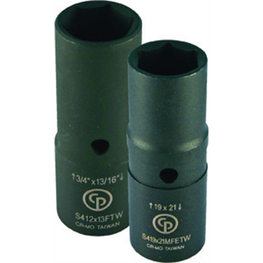 Chicago Pneumatic 2PC Flip Socket Set 19-21mm & 3/4