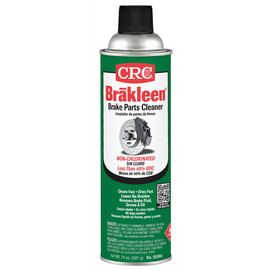 CRC Industries Brakleen Brake Parts Cleaner; Non-chlor; Low VOC; 14 oz. Aresol; (12-Pk.) RESTRICTED IN: CA; CO; CT; DE; MD; NH; RI; PARTs OF UT