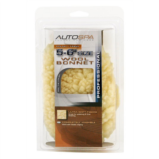 Carrand 5-6"" WOOL POLISHING BONNET