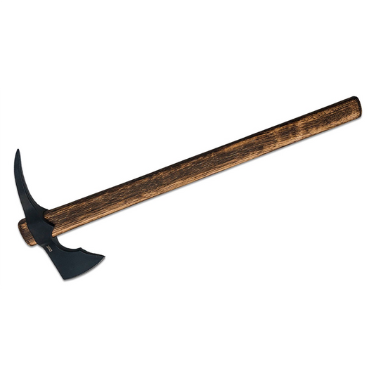 CRKT (Columbia River Knife) Odr 1055 Carbon Steel Corrosion Resistant Coating Axe w/Spike Blade Axe Tennessee Hickory Handle - Black/Brown
