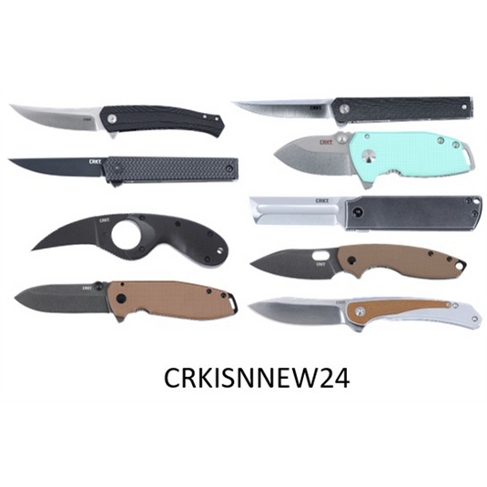 CRKT (Columbia River Knife) 2024 New Product Bundle Pack (10 Knives)
