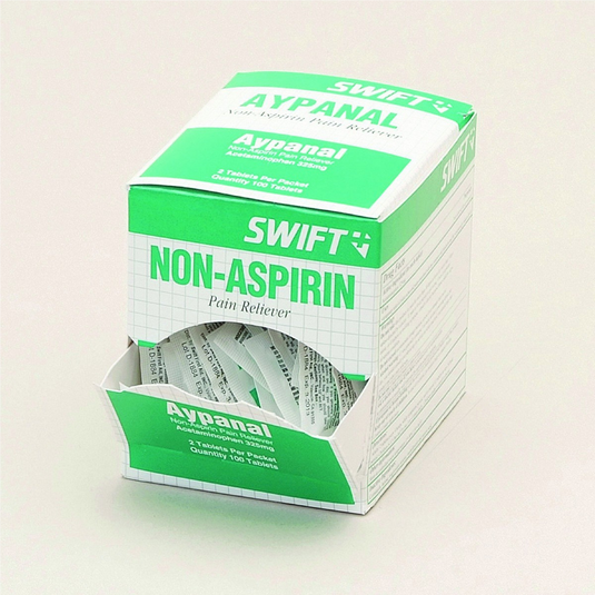 Chaos Safety Supplies First Aid Non-Aspirin Pain Relief Tablets (2 Per P