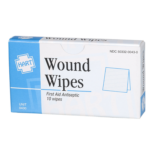 WOUND WIPES; 10/UNIT