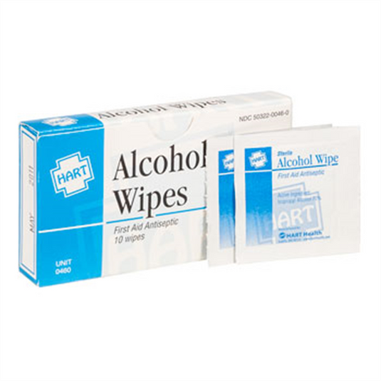 Chaos Safety Supplies ALCOHOL WIPES; MEDIUM; 10/UNIT